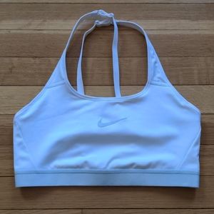 Nike dri-fit sports bra - white